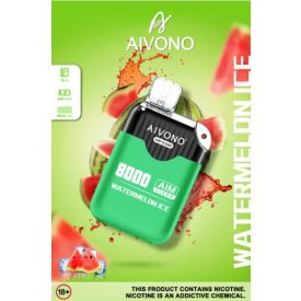 Aivono 8000 - Nicotine Free 0% einweg-vape mit wassermeloneneis-geschmack und 8000 zügen