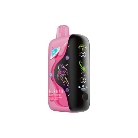 ELF BAR GH33000 PRO - SOUR STRAWBERRY DRAGONFRUIT 5% - RECHARGEABLE