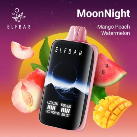 ELF BAR MoonNight 40000 Einweg Vape 5% – Geschmack Mango Pfirsich Wassermelone