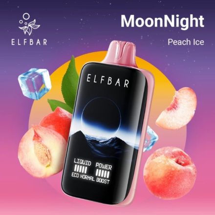 ELF BAR MoonNight 40000 Einweg Vape 5% - Geschmack Pfirsich Eis