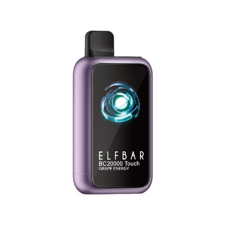 ELF BAR BC20000 TOUCH einweg-vape mit traubenenergie-geschmack und 20000 zügen