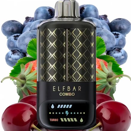 ELF BAR COMBO einweg-vape mit heidelbeere saure himbeere und Kirsche geschmack und 25000 zügen