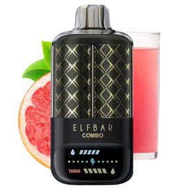 ELF BAR COMBO einweg-vape mit rosa Limonade und graperfruit geschmack und 25000 zügen