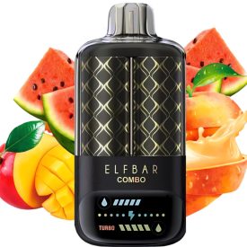 ELF BAR COMBO einweg-vape mit pfirisch mango und wassermelone geschmack und 25000 zügen
