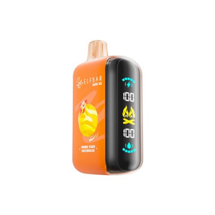 ELF BAR RAYA D3 einweg-vape mit mango-pfirsich-wassermelone-geschmack und 25000 zügen