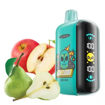 ELF BAR GH23000 wiederaufladbare E-Zigarette mit Apfel- und Birnengeschmack und 23000 Zügen