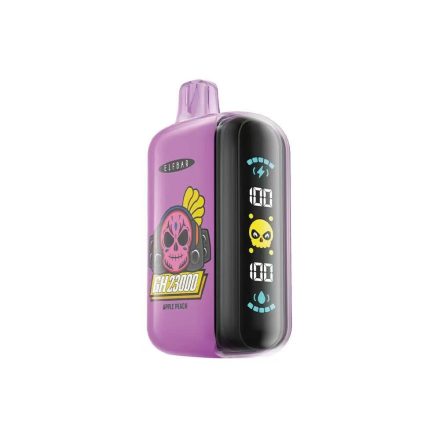 ELF BAR GH23000 wiederaufladbarer Vape mit Apfel-Pfirsich-Geschmack und 23000 Zügen