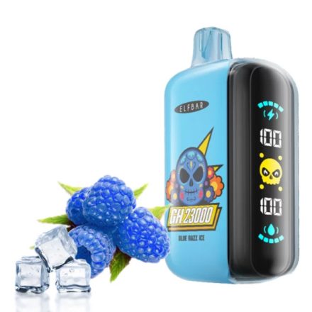 ELF BAR GH23000 wiederaufladbare E-Zigarette mit Blaue Himbeere Eis Geschmack und 23000 Zügen