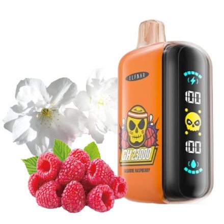 ELF BAR GH23000 wiederaufladbare E-Zigarette mit Jasmin- und Himbeergeschmack und 23000 Zügen
