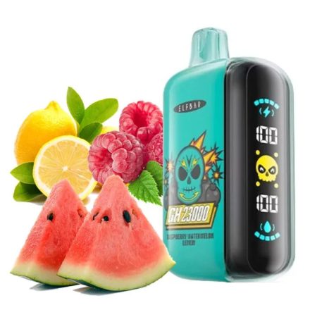ELF BAR GH23000 wiederaufladbare E-Zigarette mit Himbeer-, Wassermelonen- und Zitronengeschmack und 23000 Zügen