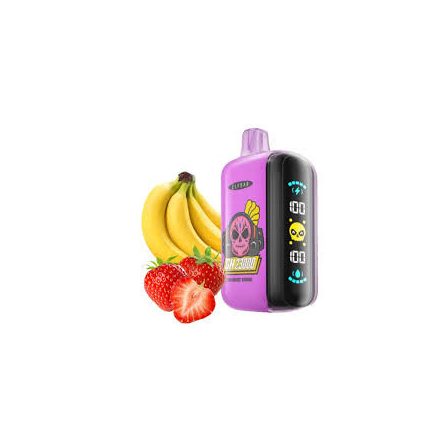 ELF BAR GH23000 wiederaufladbare E-Zigarette mit Erdbeer- und Bananengeschmack und 23000 Zügen