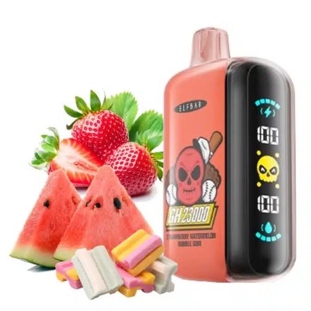 ELF BAR GH23000 wiederaufladbare E-Zigarette mit Erdbeer-, Wassermelonen- und Kaugummigeschmack und 23000 Zügen