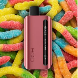 HQD GLAZE 12000 - Sour Gummy Worms 2% - AUFLADBAR