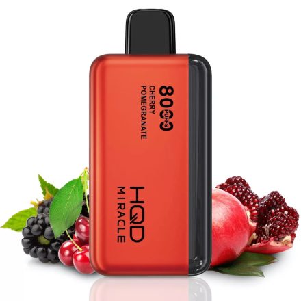 HQD MIRACLE 8000 5% - Blackberry Pomegranate Cherry - AUFLADBAR