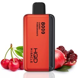 HQD MIRACLE 8000 5% - Cherry Pomegranate - AUFLADBAR