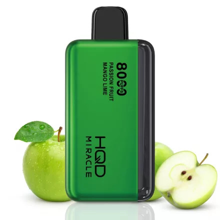 HQD MIRACLE 8000 5% - Double Apple - AUFLADBAR