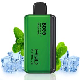 HQD MIRACLE 8000 5% - Ice mint - AUFLADBAR