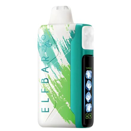 Einweg E-Zigarette ELF BAR ICE KING 40000 mit Erdbeere-Wassermelone-Ice Geschmack und 5% Nikotin, wiederaufladbar