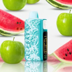   ELF BAR NICOTINE KING 40000 - SAUERER APFEL UND WASSERMELONE  - WIEDERAUFLADBAR