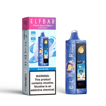 ELF BAR PLANET 25000 Einweg E-Zigarette mit Baja Splash Geschmack und 5% Nikotin, wiederaufladbar.