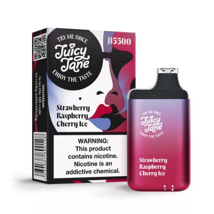 ELF BAR JJ5500 - Strawberry Raspberry Cherry Ice 5% - AUFLADBAR