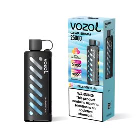 VOZOL GEAR SISHA 25000 - BLUEBERRY MINT 0.5% NICOTINE