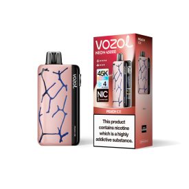 VOZOL NEON 45000 - PEACH ICE 5% NICOTINE